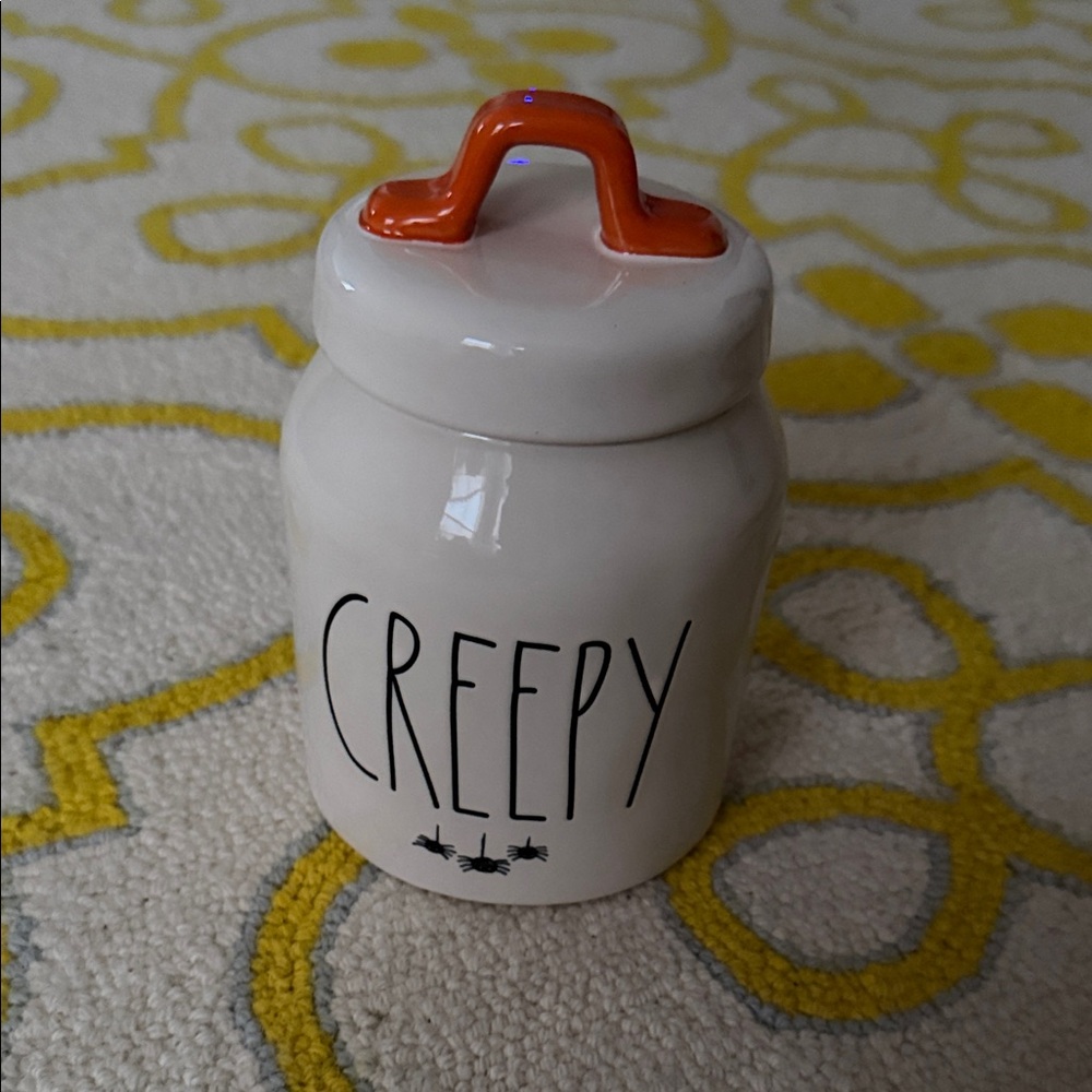 NWT Rae Dunn CREEPY Small Canister